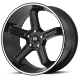 MR122 20X9.5 100-121 S-BLK/MCH +35MM