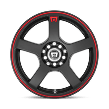 Load image into Gallery viewer, MR116 17X7 5X100/4.5 M-BLK/RED +40MM