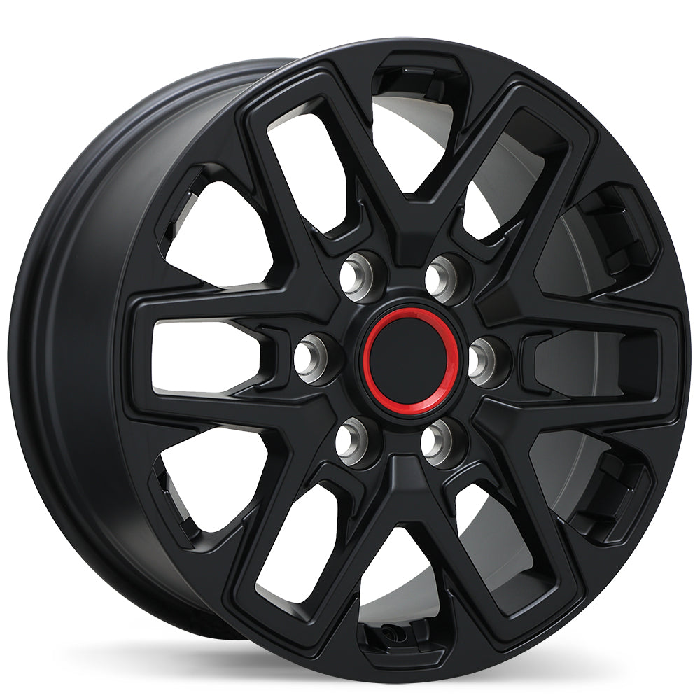 R262 17x8.0 6x139.7mm +55 95.1mm BLK / SAT
