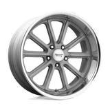 VN507 18X9.5 5X5.0 VINTAGE SLV DIA LP 0M