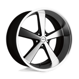 VN701 NOVA 22X9 5X5 G-BLK/MCH 5.5BS
