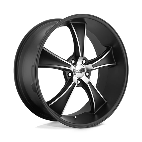 VN805 BLVD 18X9.5 5X4.5 STN BLACK 5.25BS