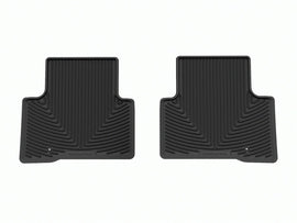 WeatherTech 13-18 Hyundai Santa Fe / 2019 Santa Fe XL Rear All-Weather Floor Mats - Black