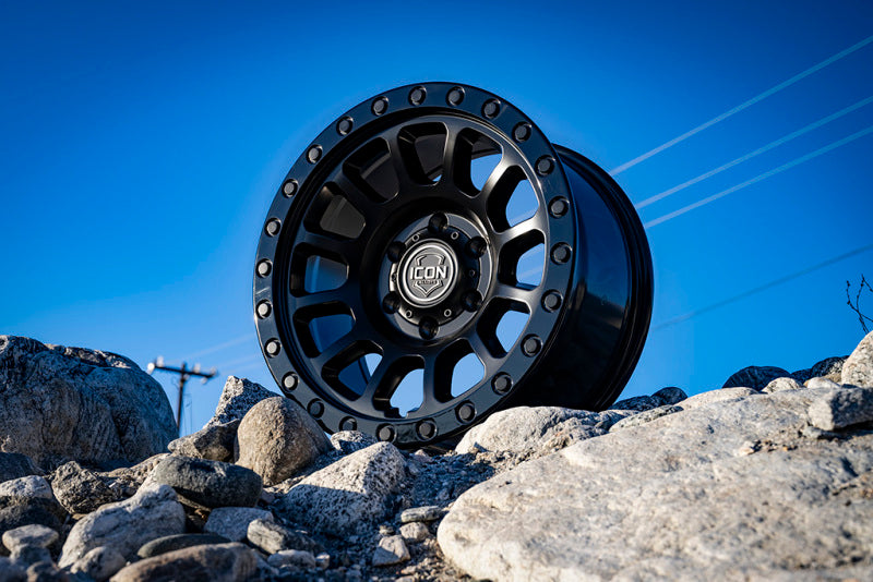 ICON Hulse 17 X 8.5 5 X 150 25mm Offset 5.75in BS Double Black