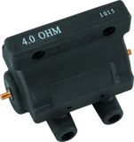 Twin Power 80-84 Big Twin and XL Ignition Coil Black Replaces H-D 31609-80 4 Ohm Original Style