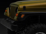 Raxiom 97-06 Jeep Wrangler TJ Axial Series LED Side Marker Lamps- Smoked