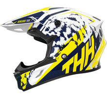 Load image into Gallery viewer, THH Helmets T710XR Renegade Yellow/Blue - Medium
