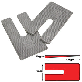 SPC Performance AL Shims 2.5X5X0.5 deg. (6)