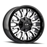 ION Type 152 20x9 / 5x127 BP / 0mm Offset / 87.1mm Hub Black/Machined Wheel