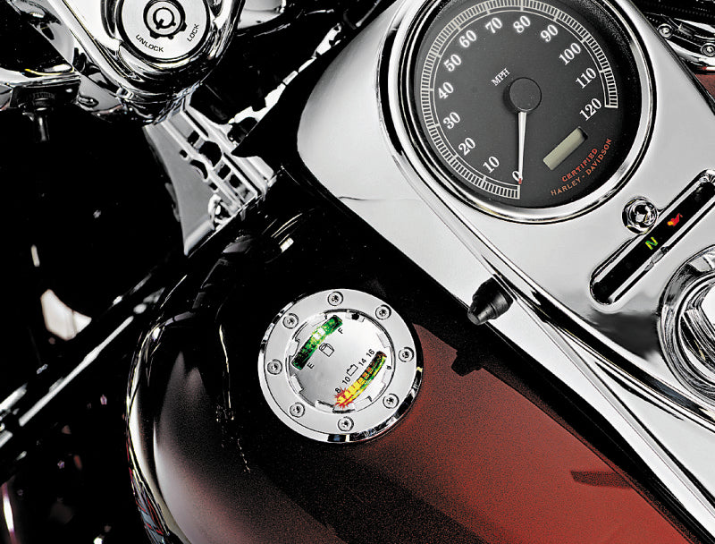 Kuryakyn Informer LED Fuel & Battery Gauge Chrome