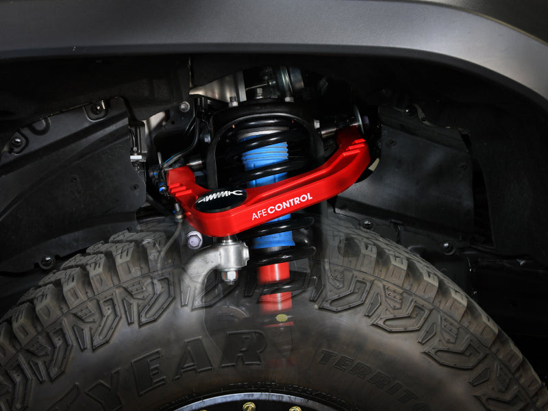 aFe Control 24-26 Toyota Tacoma Upper Control Arms - Set (Red)