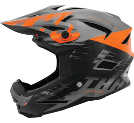 THH Helmets T-42 BMX Xtreme  Gray/Orange - XL