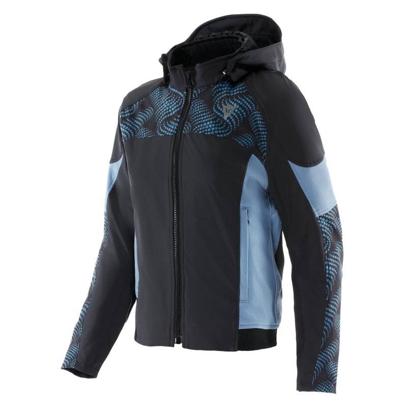 Dainese Ignite 2 Tex Jacket Womens Black/Blue Mirage Size - 56