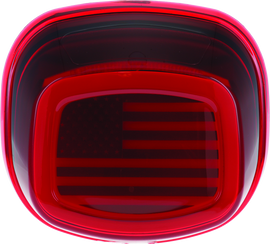 Kuryakyn Freedom Taillight Red Lens Without License Light