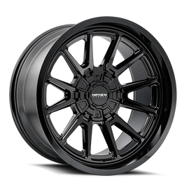 Mayhem 8116 Intrepid 20x9 / 8x180 BP / 0mm Offset / 124.1mm Hub Gloss Black Wheel