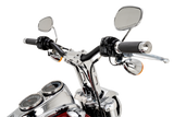 Performance Machine Phatbar H-Bar Assy, 9in Riser, 1-1/4in Bar, Int Wire, Gauge Mnt - Chrome
