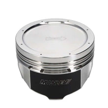 Load image into Gallery viewer, Manley 4.6L Ford Modular (2/4 Valve) 3.552in Bore 1.2in CD 11cc Turbo Tuff Dish Pistons - Set of 8