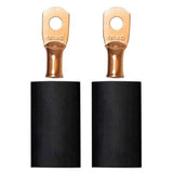 Moroso 1/4in Dia Stud 6 GA Wire Crimp/Solder Battery Cable Terminal Kit (2 Pack)