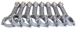 Eagle Chevrolet SB 5.700in 5.700in 5140 Steel 3/8in ARP8740 Bolts I-Beam Connecting Rods - Set of 8