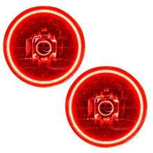 Load image into Gallery viewer, Oracle Lighting 97-06 Jeep Wrangler TJ Pre-Assembled LED Halo Headlights -Red SEE WARRANTY