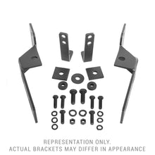 Load image into Gallery viewer, Go Rhino 16-23 Nissan Titan XD (Excl. Intelligent Driver Alert Mdl) RC4 &amp; RC3 LR Brackets - Tex. Blk