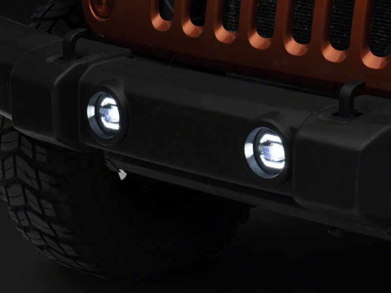 Raxiom 10-23 Jeep Wrangler JK & JL Axial Series LED DRL Fog Lights