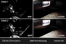 Load image into Gallery viewer, Diode Dynamics 05-09 d Mustang Interior LED Kit Cool White Stage 1