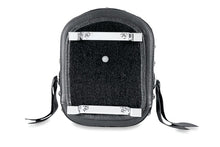 Load image into Gallery viewer, Mustang Harley Low Medallion Style Sissy Bar Pad (7.5 inch x 9 inch) w/Studs- Black