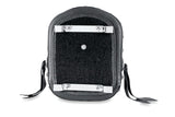 Mustang Harley Low Medallion Style Sissy Bar Pad (7.5 inch x 9 inch) w/Studs- Black