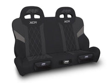 Load image into Gallery viewer, PRP Polaris RZR XCR Quick Release Rear Suspension Bench Seat Diamond Stich - Blk/Gray