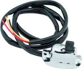 Twin Power 36-69 FL 52-72 XL and Custom Use Chrome Headlight Switch Replaces H-D 70060-29 With Wires