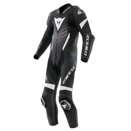 Dainese Laguna Seca 6 1PC Leather Suit Perforated Black/White/Anthracite Size - 61 Tall