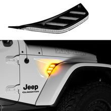 Load image into Gallery viewer, XK Glow Amber Jeep Air Vent Light w/ Turn Signal &amp; Running Light