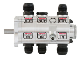 Peterson Fluid Systems R4 3-Stage Oil Pump - Right Side Mount - Rear Drive - Front Pressure