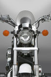 National Cycle Fits Up to 43 mm. O.D. Flyscreen-Chrome Lt. Tint