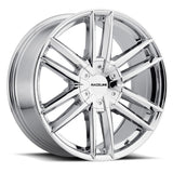 Raceline 158C Impulse 22x9.5in / 6X139.7/6X135 BP / 35mm Offset / 106.1mm Bore - Chrome