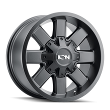 Load image into Gallery viewer, ION 141 20x9 / 8x165.1 BP / 18mm Offset / 125.2mm Hub Satin Black Wheel