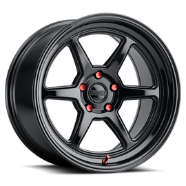 Kansei K14B Roku 18x10.5in / 5x114.3 BP / 12mm Offset / 73.1mm Bore - Gloss Black Wheel