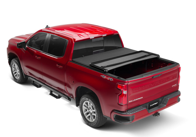 Lund 2023 Chevey Colorado 2023 GMC Canyon (5ft. Bed) Genesis Elite Tri-Fold Tonneau Cover Black