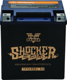 Twin Power YTX-32HL Shocker Gel Battery Replaces H-D 66010-97A 445CCA