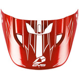 EVS T3 Pinner Helmet Visor - Red