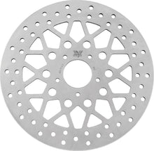 Load image into Gallery viewer, Twin Power 08-13 FLH FLT 08-16 FLHR 06-17 Dyna Front 11.8 Solid Rotor Mesh Stainless