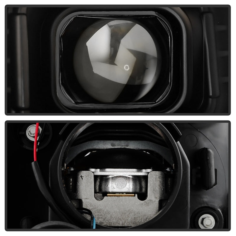 Spyder 07-14 GMC Yukon High-Power LED Headlights - Black (PRO-YD-GY07V2PL-BK)