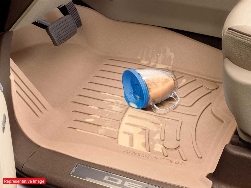 WeatherTech 17-25 Ford SuperDuty Regular Cab w/Vinyl Floors Front FloorLiner HP - Black