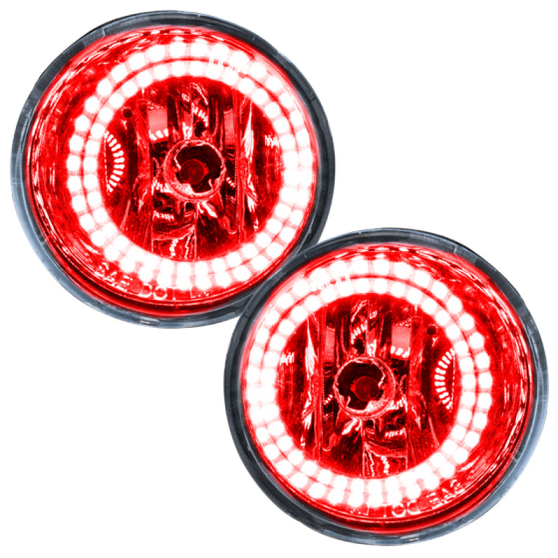 Oracle Lighting 04-15 Nissan Titan Pre-Assembled LED Halo Fog Lights -Red NO RETURNS