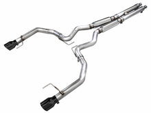 Load image into Gallery viewer, AWE 2024 Ford Mustang GT Fastback S650 RWD Track Edition Catback Exhaust w/ Dual Diamond Black Tips
