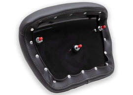 Mustang 08-21 Harley Electra Glide, Rd Glide, Rd King, Str Glide Tour-Pak Pad w/Grey Stitch-Black