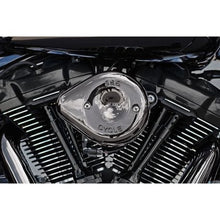 Load image into Gallery viewer, S&amp;S Cycle 17-23 M8 Models Lava Chrome Stealth Mini Teardrop Air Cleaner Kit