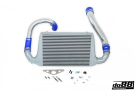 do88 81-86 SAAB 900 Turbo BigPack Front Mount Intercooler Kit w/Blue Hoses