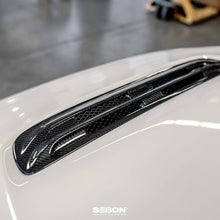 Load image into Gallery viewer, Seibon 2023 Honda Civic Type R Carbon Fiber Hood Scoop